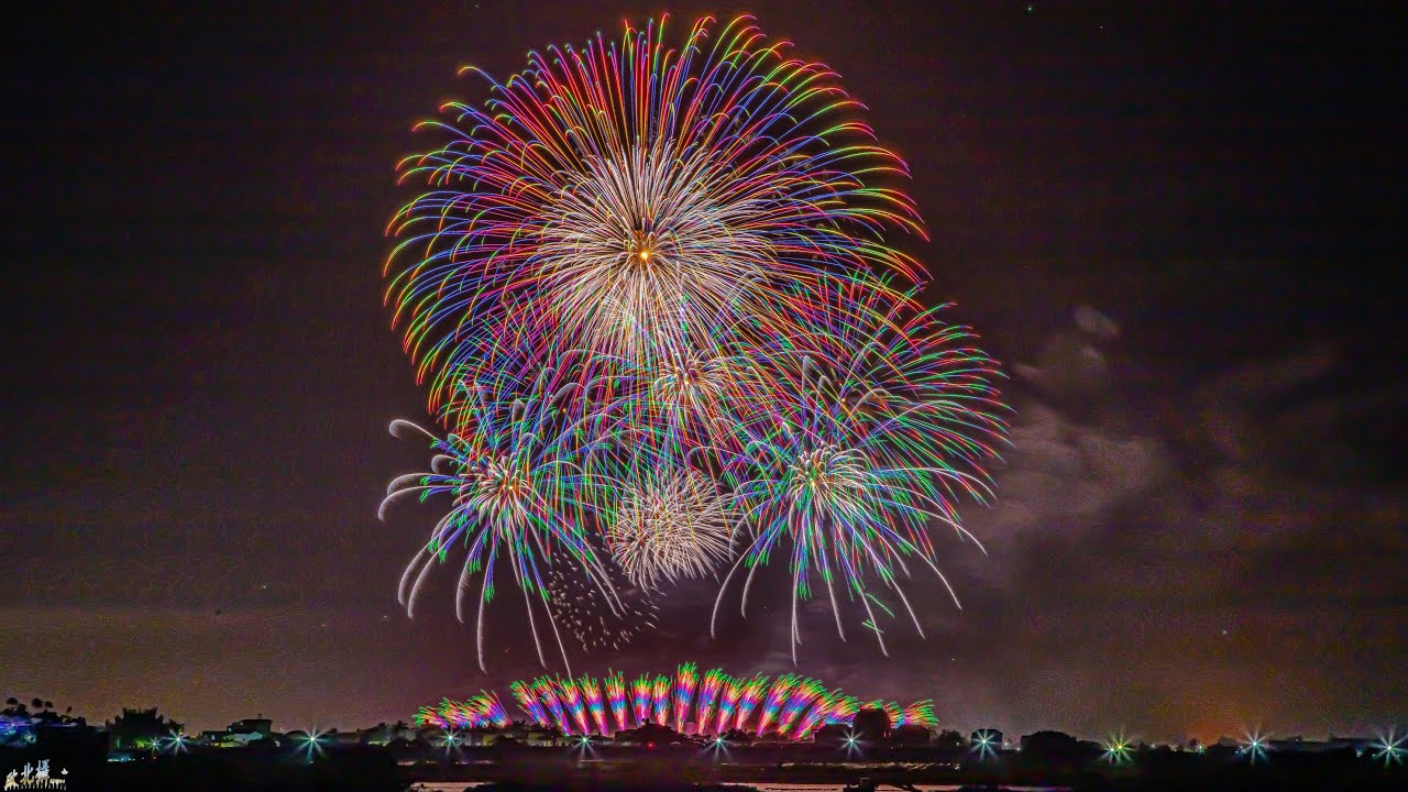 2022.04.03 台南正統鹿耳門聖母廟 花火迎春嘉年華 第二梯次高空煙火秀 4K fireworks