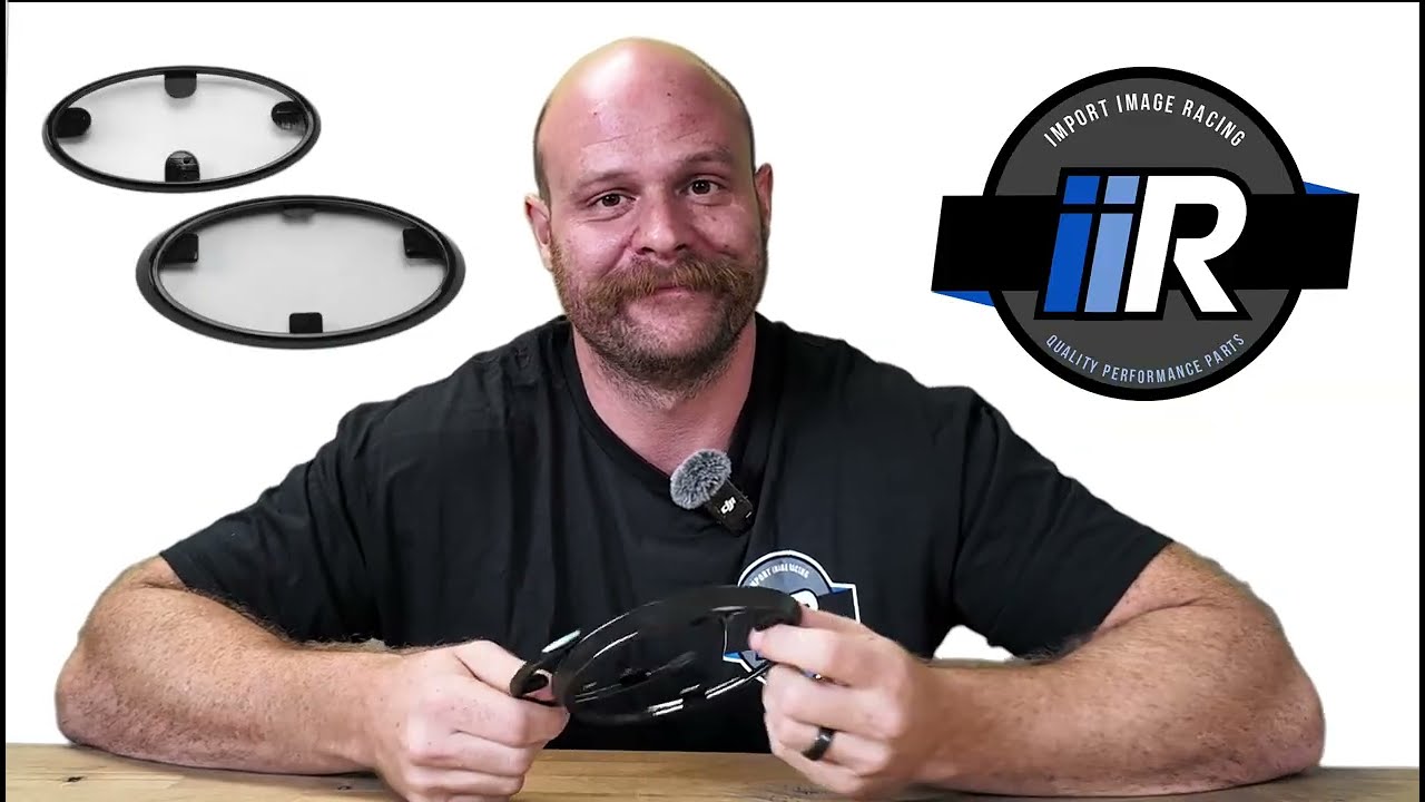 JDM Station Gloss Black Emblem Frames for 2015-2021 Subaru WRX & STI | Front & Rear | 15WRXGBEMFRAME