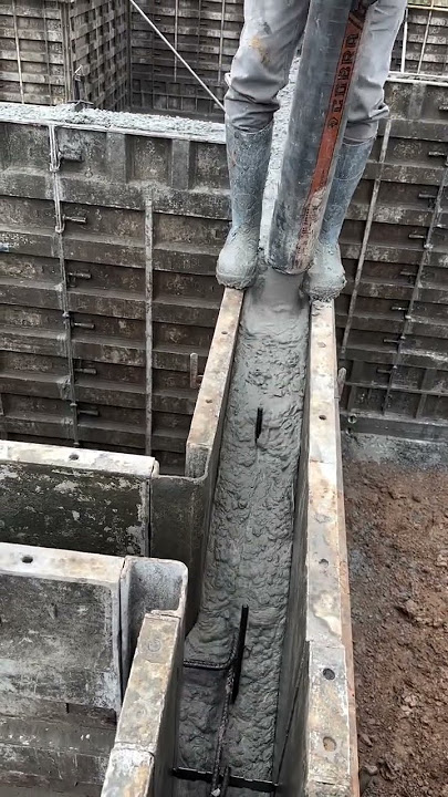 🔴Mivan Shuttering walls Casting| #mivan #construction #shorts #shuttering