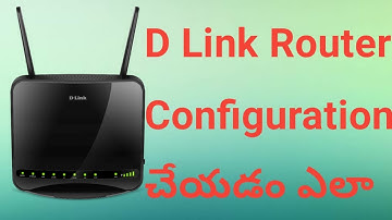 How to D Link Router Configuration in Telugu Step by Step | By Telugu TechTube