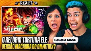 IRON MASTER: Relógio Esquisito | Carnitrix (Ben 10 AU) | [Casal Jounin React] 🔥