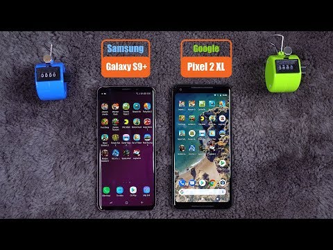 Speedtest Samsung Galaxy S9+ và Google Pixel 2 XL