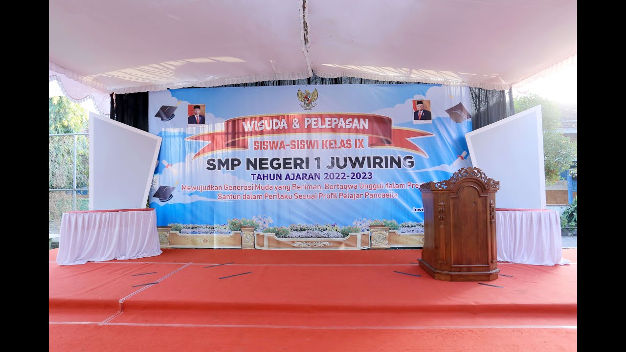Perpisahan dan Wisuda Kelas IX SMPN 1 Juwiring TA. 2022/2023