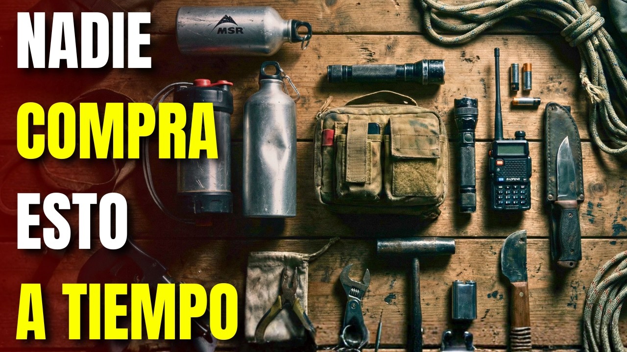 22 Artículos Esenciales de Supervivencia para afrontar cualquier Catástrofe