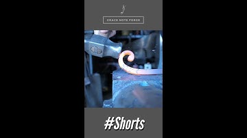 #Shorts Forging a Snub End Scroll | Ornamental Blacksmithing
