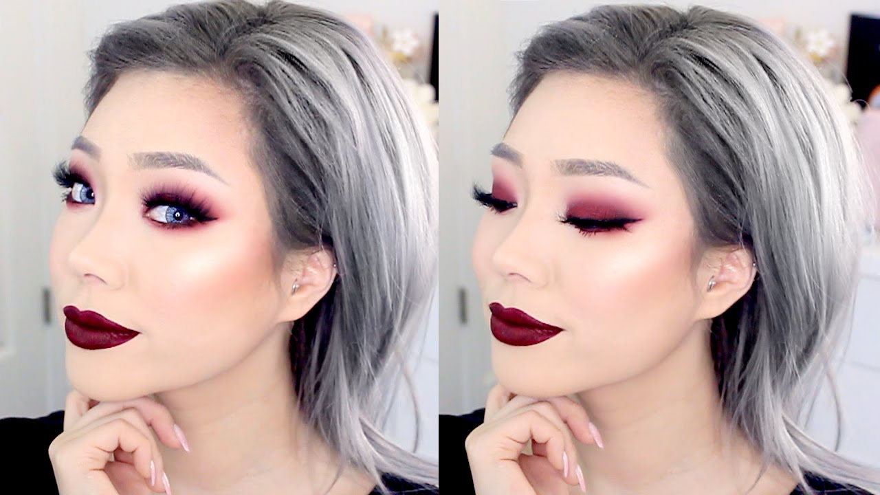 Untuk Look Yang Berbeda Coba Pakai Eyeshadow Warna Merah Di Natal