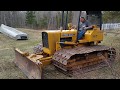 John Deere 350 B wide track dozer with 9 ft 6-way blade. Online auction at bennettauctionservice.com