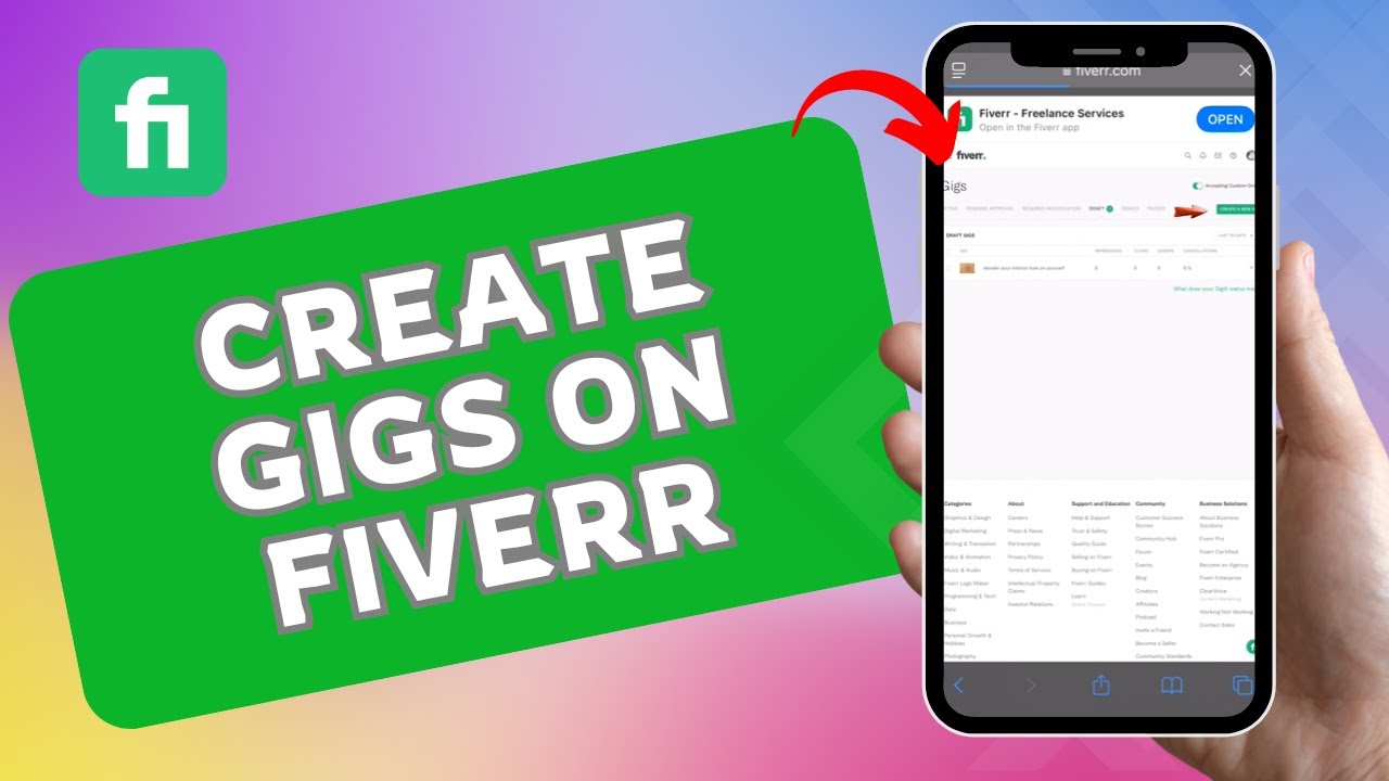 How to Create Gigs on Fiverr (2024) | Fiverr Gig Create - YouTube