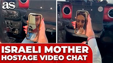 EMOTIONAL MOMENT : MOTHER of HOSTAGE has FIRST VIDEO CHAT with him after release from Hamas