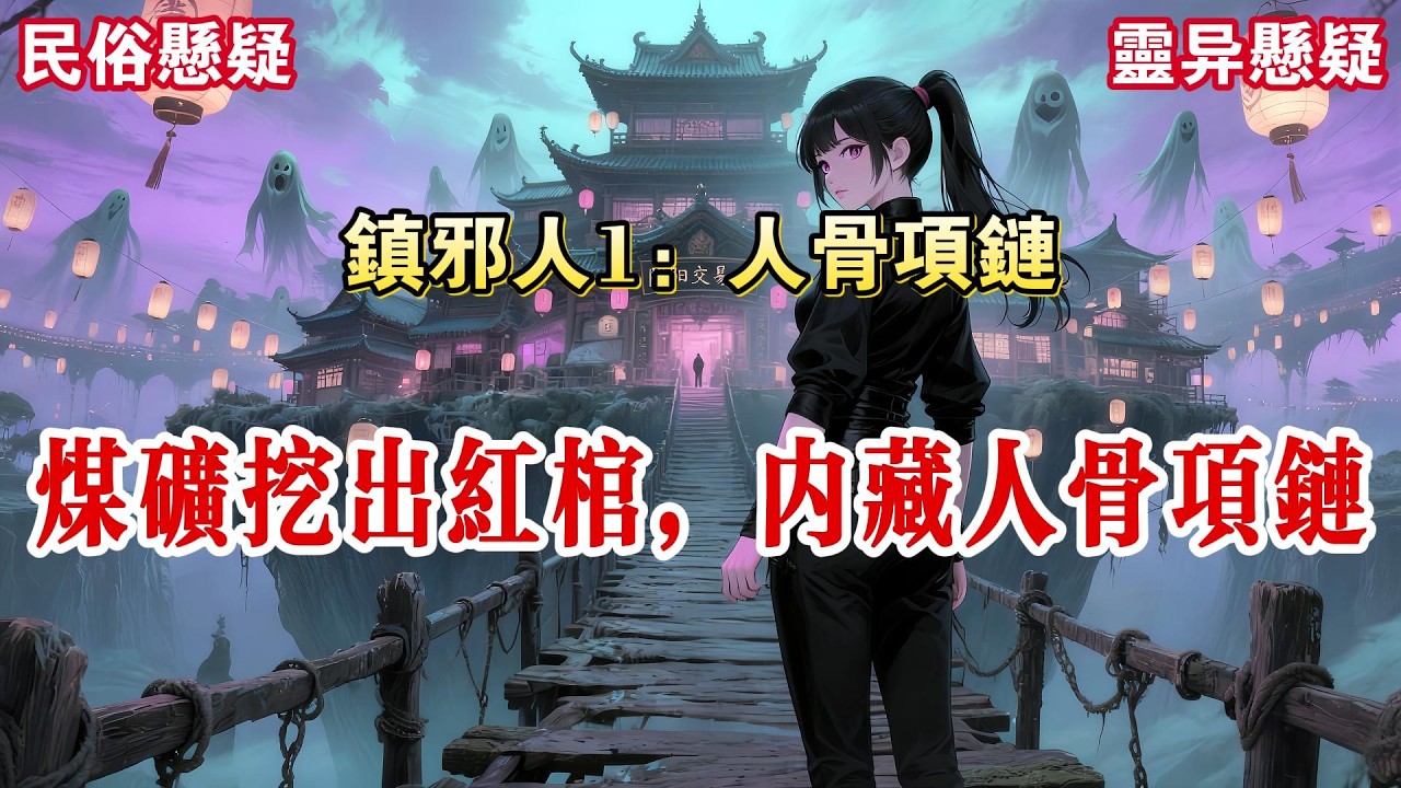 【镇邪人1：人骨项链】岭南煤矿工地挖出了一副棺材。里面没有尸体，只有一条人骨项链。建材老板说项链能带来好运，我劝他放手。老板女秘书嘲笑我：你也配碰这种宝贝......#有声小说 #小说 #悬疑 #助眠