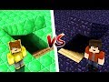ZÜMRÜT GİZLİ GEÇİT VS OBSİDYEN GİZLİ GEÇİT! 😱 - Minecraft