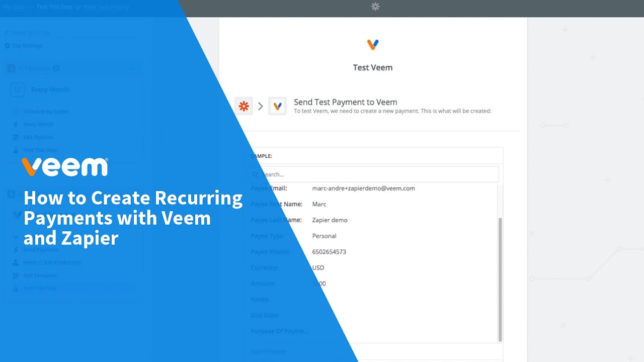 How to Create Recurring Payments with Veem and Zapier