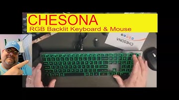 RGB Backlit Keyboard and mouse combo by@Chesona official #unboxingvideo #rgbkeyboard