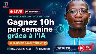 Gagnez 10h par semaine grâce à l'IA — Masterclass Claude Cowork en direct