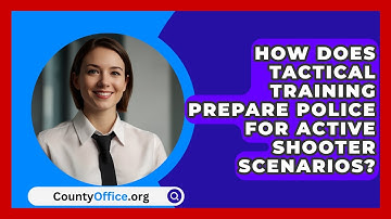 How Does Tactical Training Prepare Police For Active Shooter Scenarios? - CountyOffice.org
