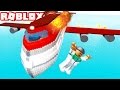 JUMP TO SURVIVE A PLANE CRASH IN ROBLOX