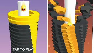Drop Stack Ball 3d gameplay | All levels gameplay | #mobilgame screenshot 4