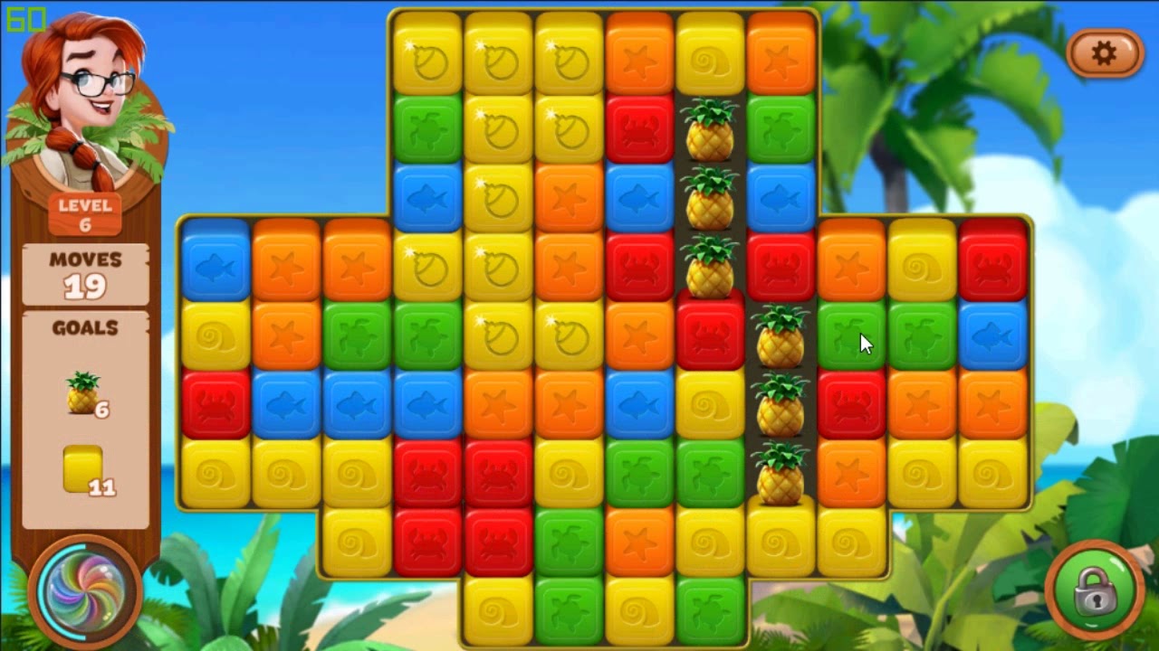 Lost Island Blast Adventure level 6