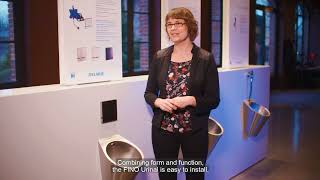 Stainless steel designer urinalFINO