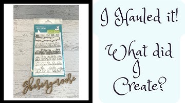 I Hauled It!  What Did I Create? (Lawn Fawn Simply Celebrate Critters) ~  {Sharingmoore}