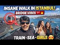 Walking from Karaköy to Eminönü | Crossing Galata Bridge &amp; Fishermen Life in Istanbul 🇹🇷”