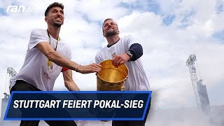 Dfb-Pokal Vfb Stuttgart Feiert Mega-Party Mit Fans