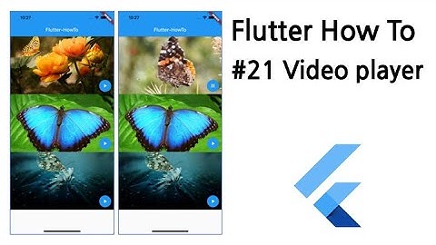 Flutter HowTo 21. VideoPlayer ( 유튜브 메인 화면 처럼 )
