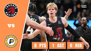 Gradey Dick - 8 Points, 1 Assist, 6 Rebounds vs Pacers - 2025-26 Regular Season