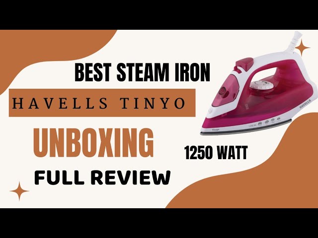 Havells Crony 2000W Steam Iron Unboxing and Review 