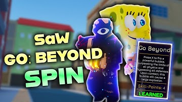 [YBA] Soft And Wet Go Beyond Spin has UNSTOPPABLE PROJECTILE SPAM...