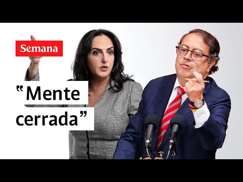 “Tiene la mente cerrada”: Petro lanzó aguda pulla a María Fernanda Cabal | Semana Noticias