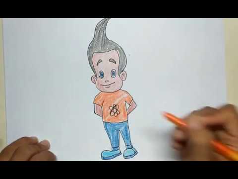 How to Draw Jimmy Neutron - YouTube