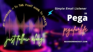 Simple Email Listener in pega