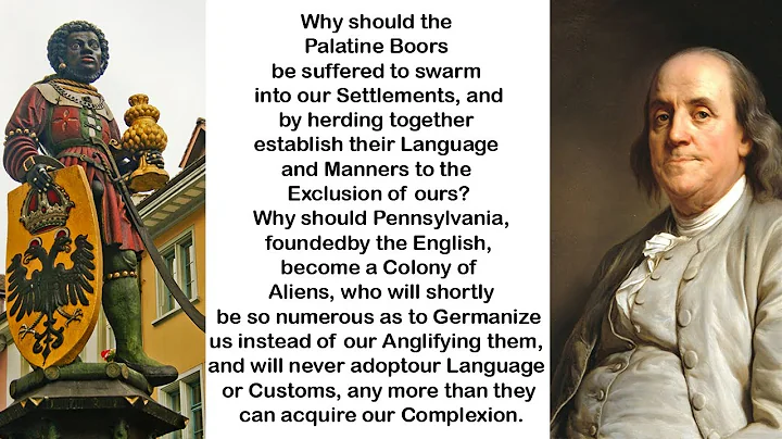 Benjamin Franklin on Black German Immigrants / Swa...