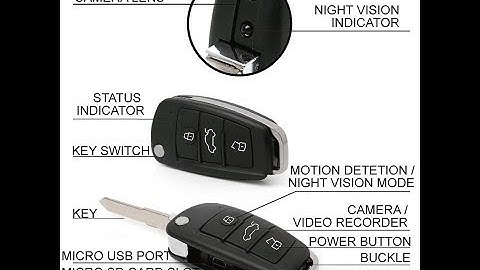 Anysun Mini Camera HD1080P Car Key Hidden Camera Video Recorder