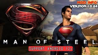 Man of steel v1.0.24 (Fix Andorid 12+)  Apk Mod Gameplay | Android #Manofsteel #superman #dcheroes screenshot 4