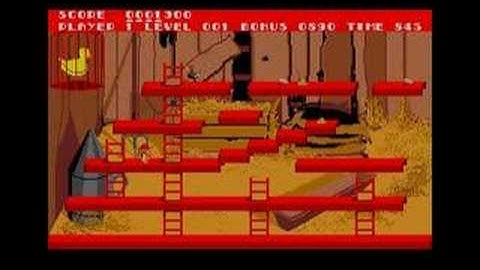 Chuckie Egg gameplay video (Atari ST)