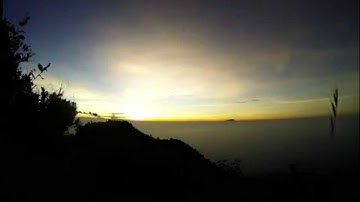 Sunrise on Mount Merbabu
