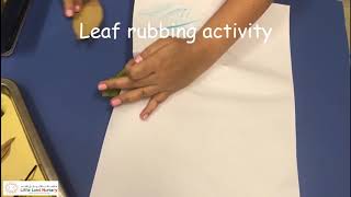 Leaf rubbing activity