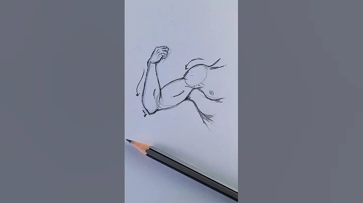 Best trick to draw a muscular arm 💪 #art #shorts #satisfying #drawing #tutorial #howto #howtodraw