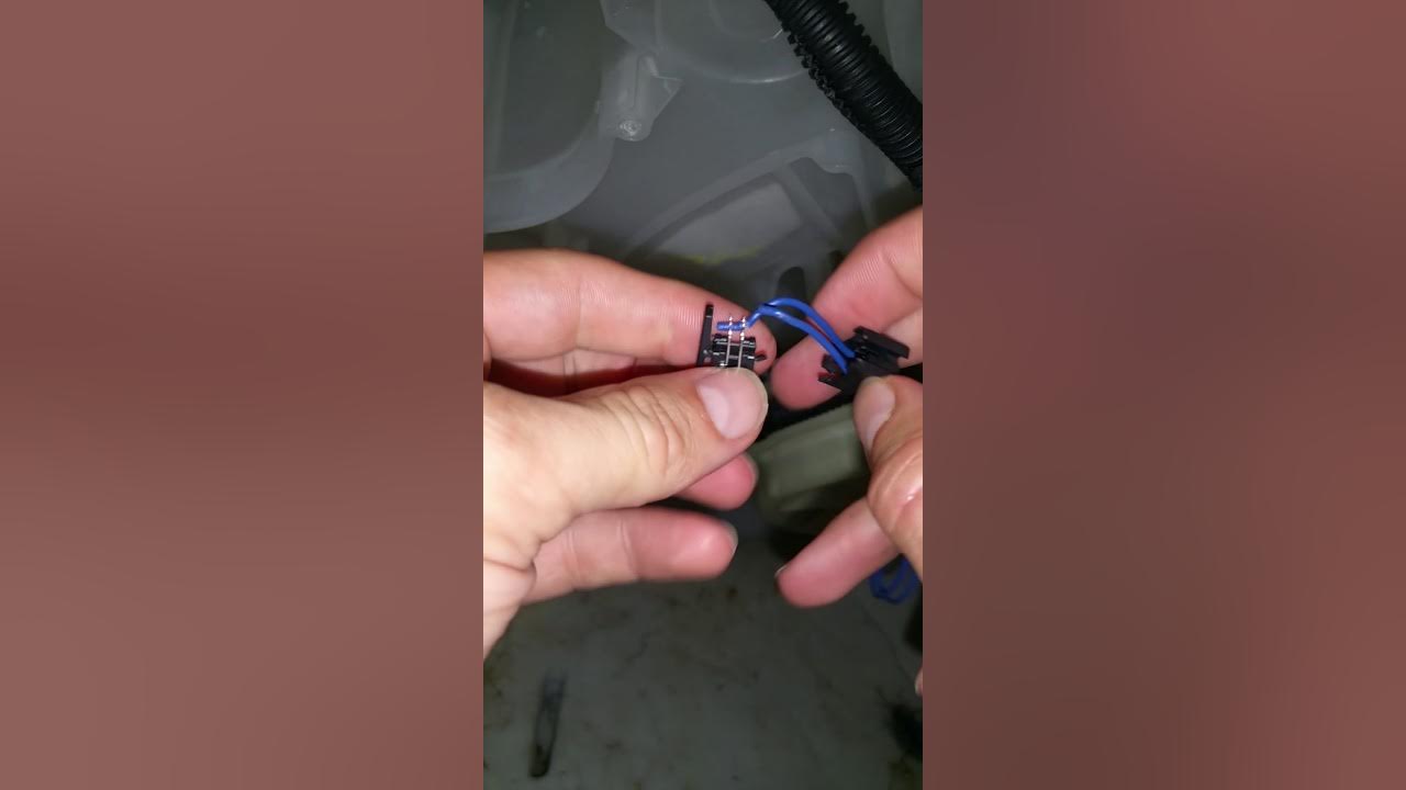 Maytag Bravos stops filled with water digital display shows Ld as error code Fix wire to drain