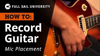 how to record guitar: microphone placement