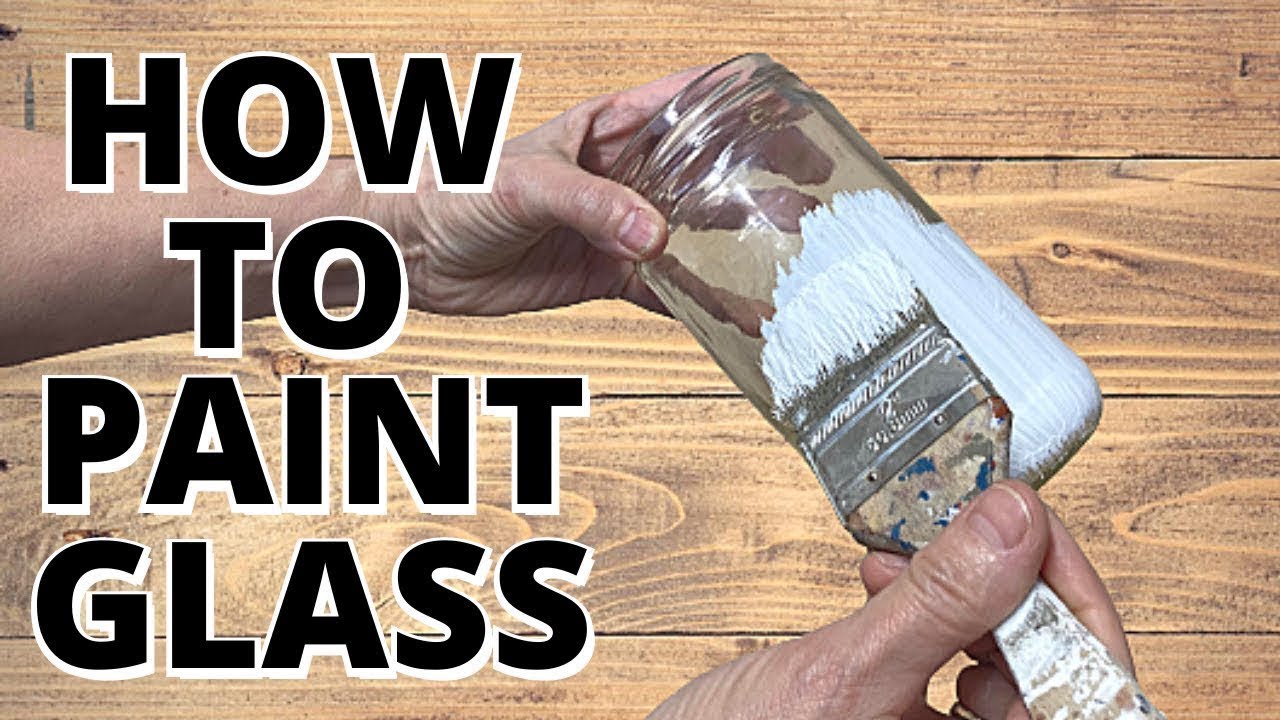 Can you spray paint glass? Yup! Here's how! - The Handyman's Daughter