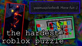 The Hardest Roblox Puzzle Ever