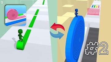 Layers Roll - All levels Mobile Gameplay Walkthrough level 4-5-6