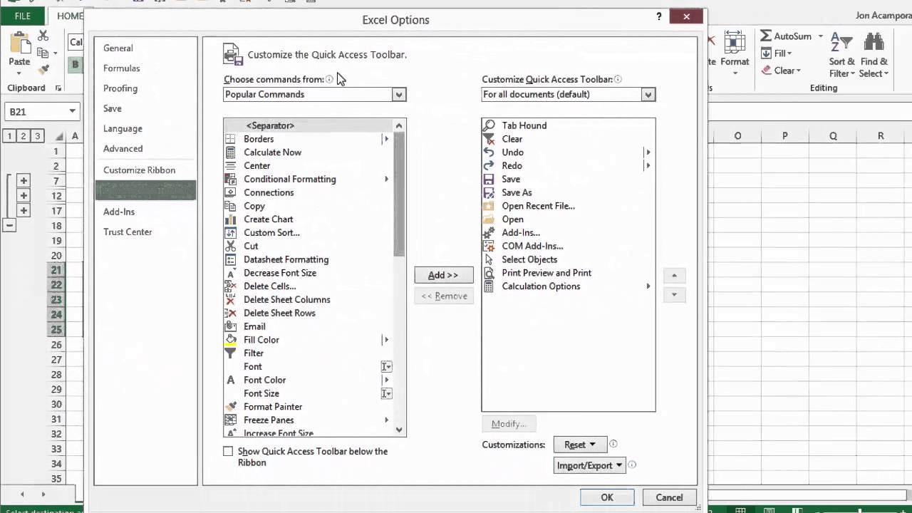 Excel 2010 Create Chart From Selected Cells