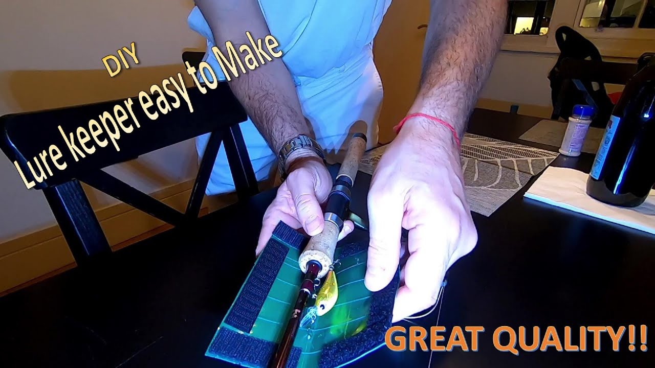 How to make your own lure keeper *** cheap**quality and easy to