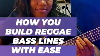 Video thumbnail of "How You Build Reggae Basslines with ease | Bass Tutorial"