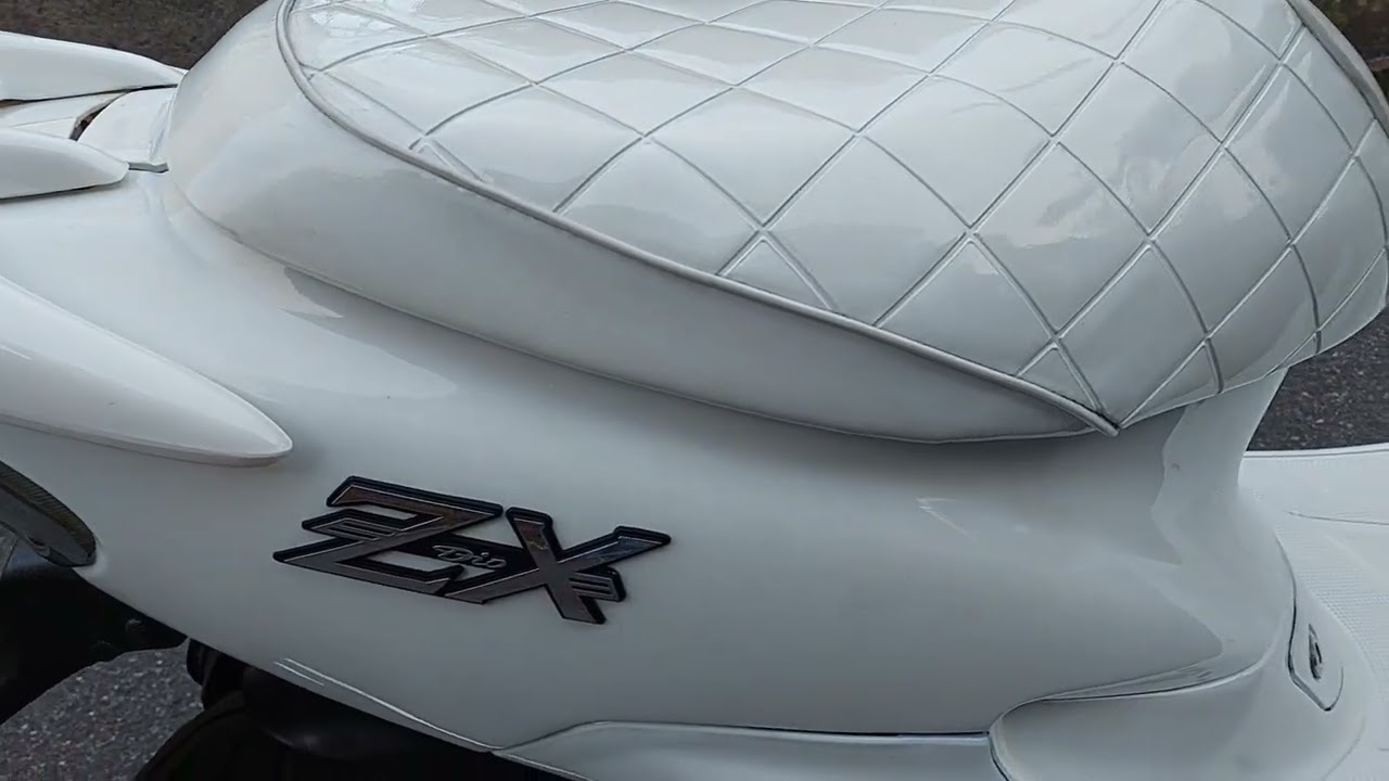 ライブディオZX 本物 希少中期 人気のホワイトボディー 整備車 始動
