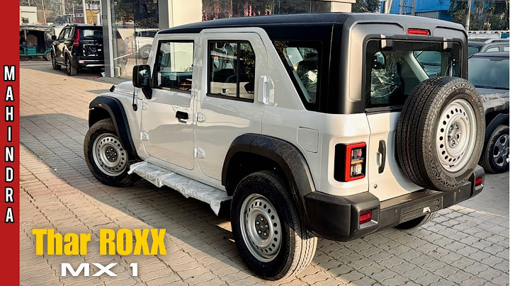 New Mahindra Thar ROXX 2025 🔥 MX1 Base Model @ Rs 12.99L | White Colour - Detailed Review!